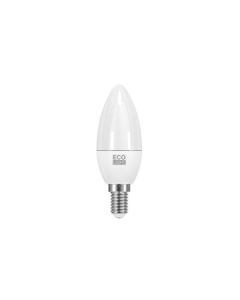 LAMPADA LED CANDELA E14 8W=60W 806LM 3000K ECOLIGHT