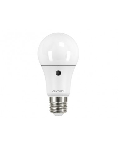 Lampada led goccia CON SENSORE CREPUSCOLARE 10w->75w colore luce: 6400k, con sensore serie sensor. Attacco E27. 230V 50/60Hz. An