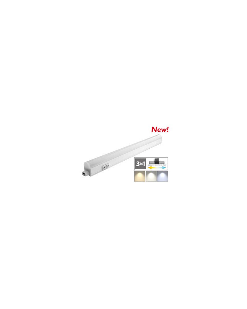 REGLETTE LED 60 CM 9W 850LM 3000-4000-6000 K