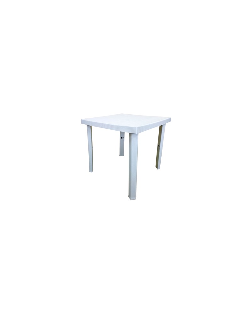 TAVOLO GARDEN FIGARO CM.80X80 BIANCO tavolo FIGARO in resina antiurto. Senza incrocio. Dimensioni cm 80x80x72h Colore bianco