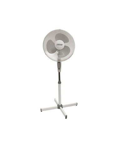 VENTILATORE A PIANTANA CM.40 (16). Mod. FS-1613 Potenza 45 W Diametro 40 cm 3 velocità. Corpo in ABS ignifugo, griglia di protez