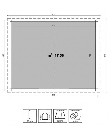 CASETTA EMMA CM. 500X400