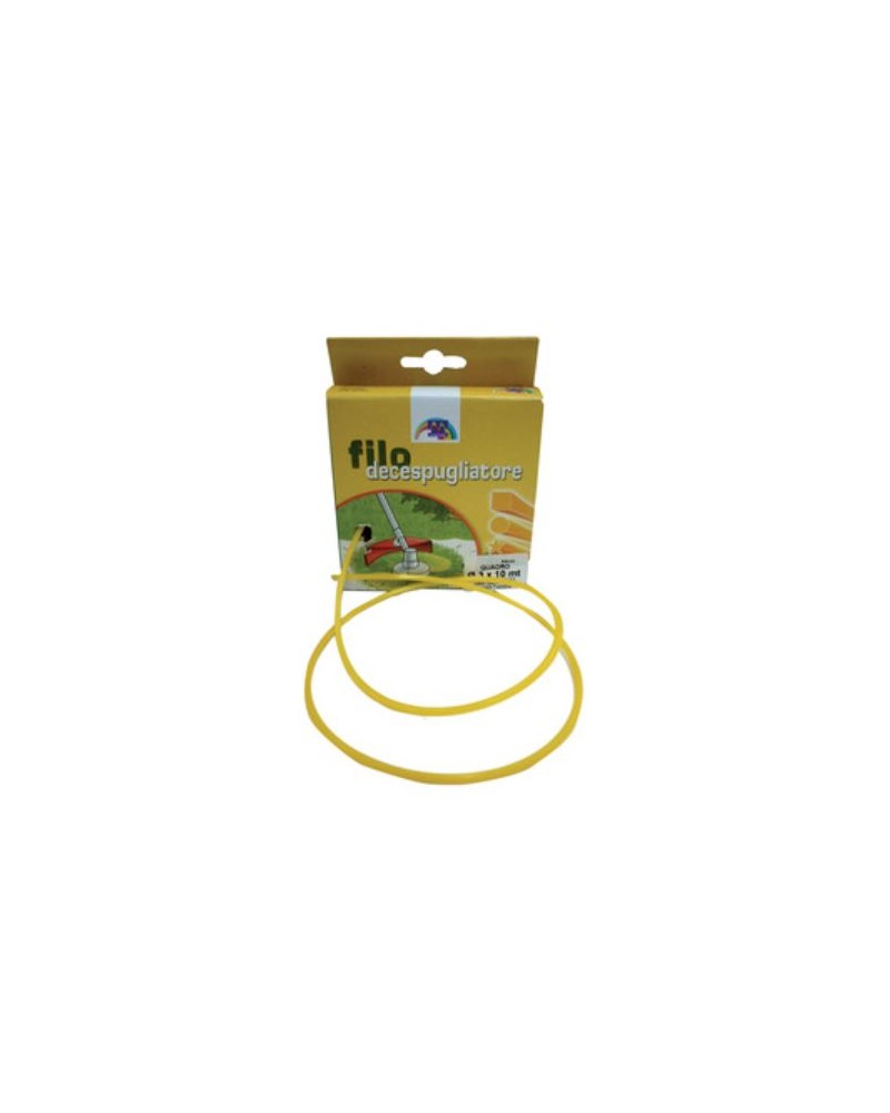 FILO NYLON QUADRO PER DECESPUGLIATORE 3MM X 10MT