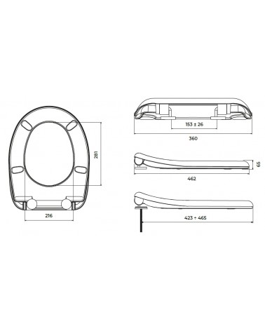 SEDILE UNIV ITACA C/INOX  