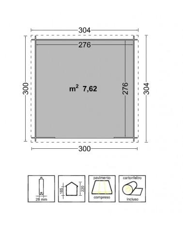 CASETTA ASIA CM 300X300