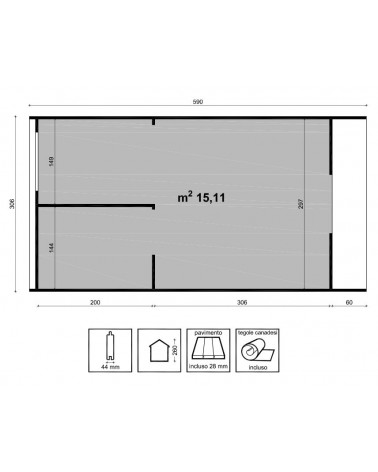 CAMPING POD CM. 300X600