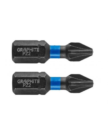 INSERTI A PERCUSSIONE PZ2 X 25MM 2 PEZZI - GRAPHITE ART. 56H504