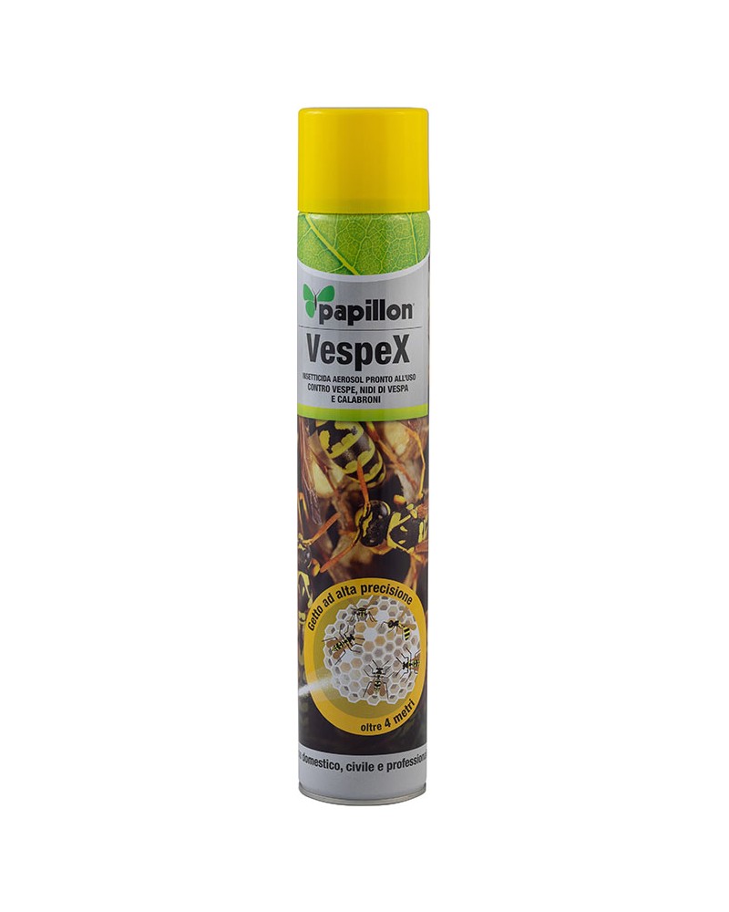 Insetticida PAPILLON mod. VESPEX - spray (non schiumogeno) - agisce instantaneamente contro molti insetti ma particolarmente ido