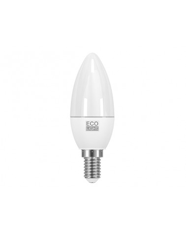 LAMPADA LED CANDELA E14 3W=25W 250LUMEN 3000K ECOLIGHT