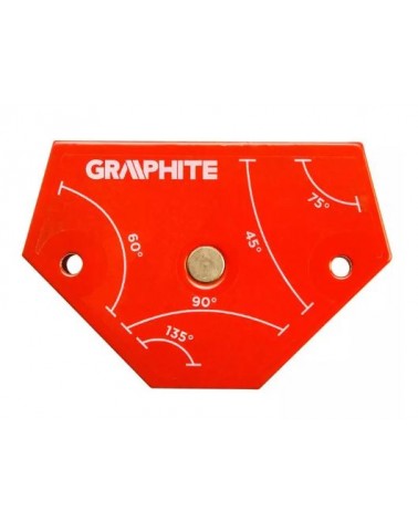 Squadra magnetica a saldare 64 x 95 x 14 mm, portata 11,4 kg ART. 56H904 GRAFITE