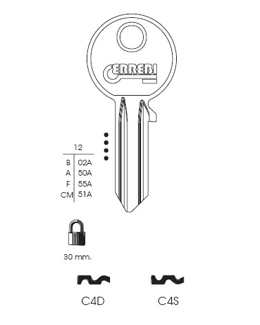 CHIAVE C4S | CS205        