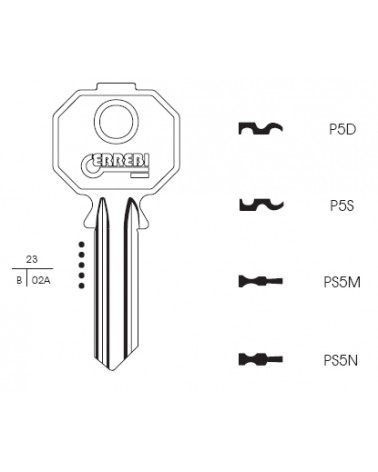 CHIAVE PS5M | PF092S      