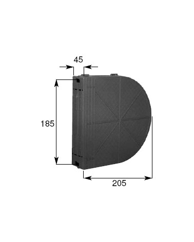 CASSET.PLAST.185MM 6-8MT  