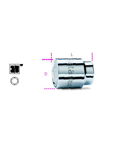 910A 8  BUSSOLE ESAGON 3/8