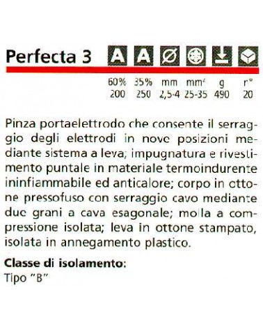 PINZA P/ELETTRODI PERFEC 3