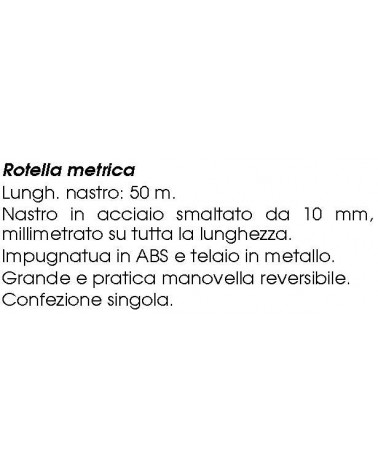 ROTELLA 50 m NASTRO ACC.  