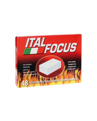 Accendifuoco ITALFOCUS in 48 cubetti