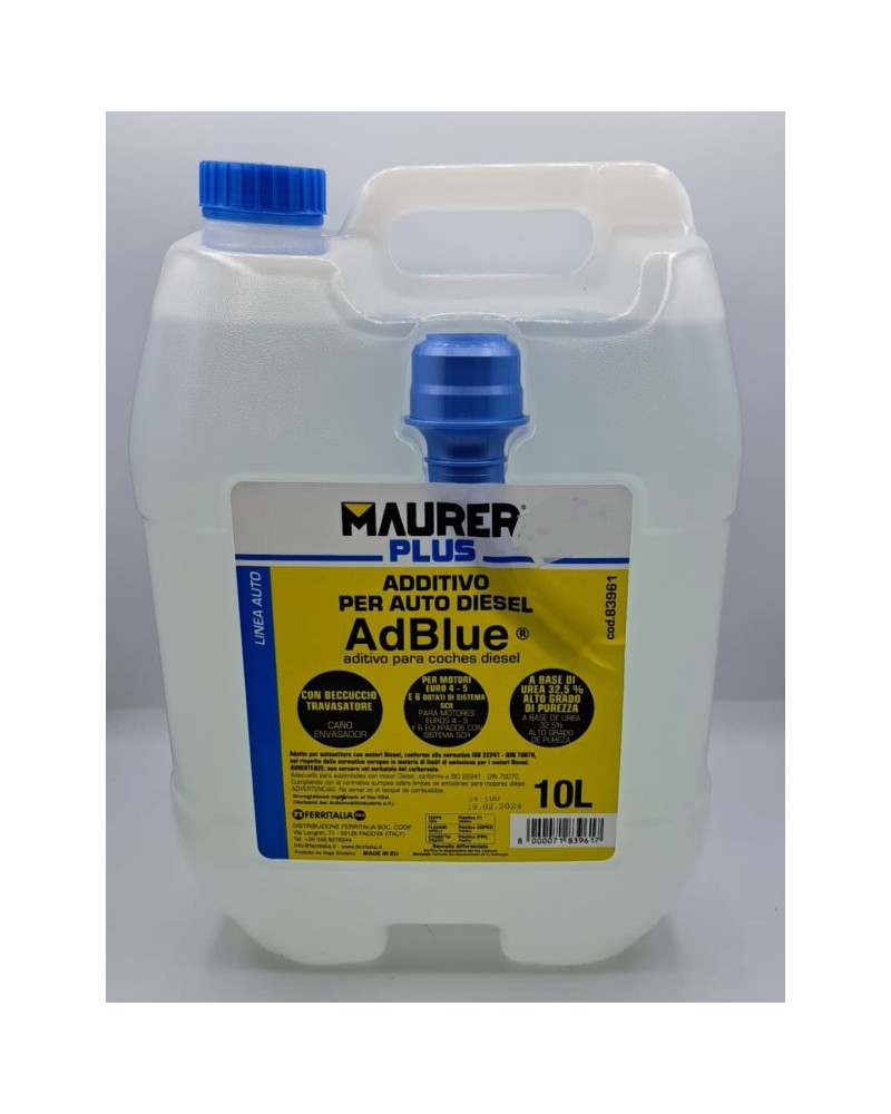 ADDITIVO ADBLUE PER AUTO DIESEL  10LT