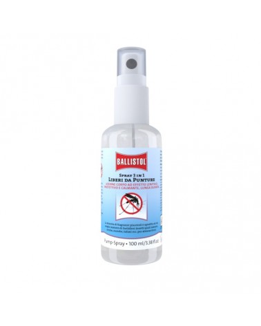 BALLISTOL LIBERI DA PUNTURE 3in1 REPELLENTE ZANZARE 100ML