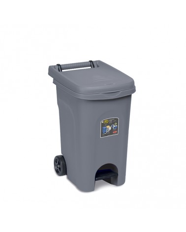 BIDONE Urban Eco System 80 lt con pedale GRIGIO