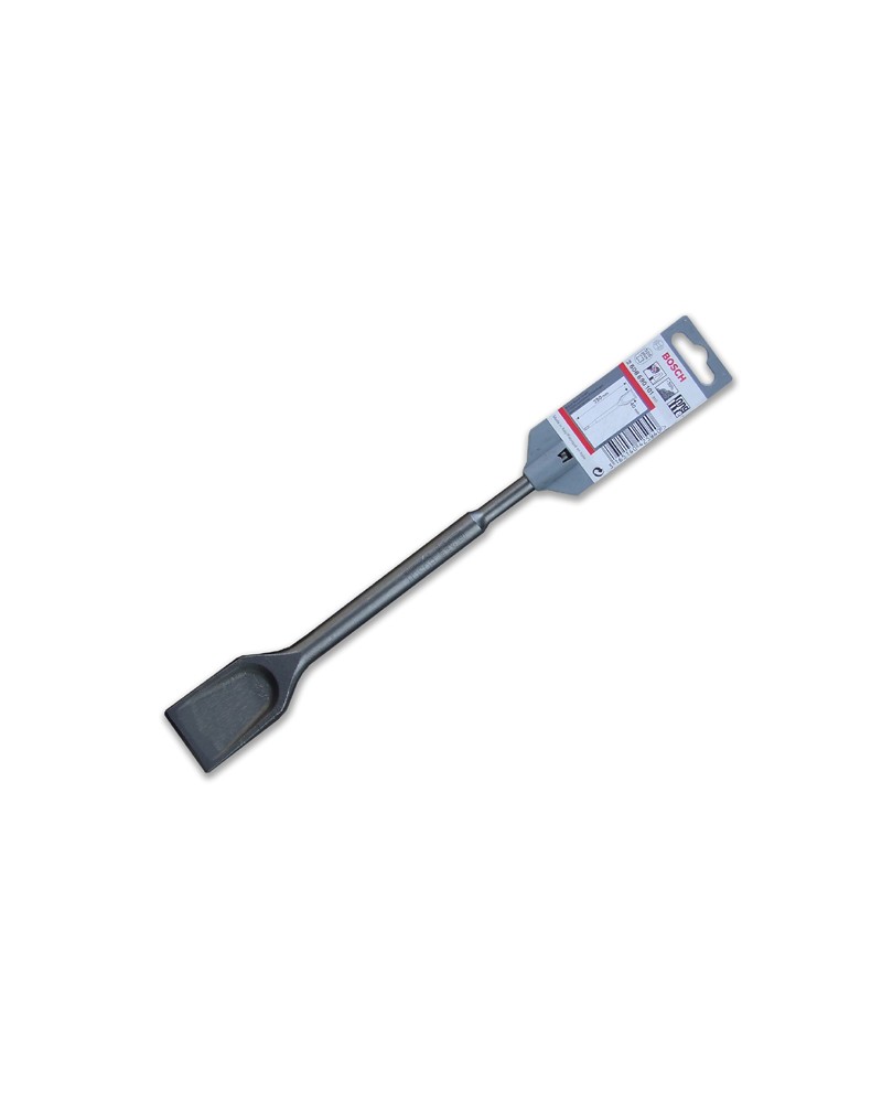 Bosch scalpello a spatola con attacco SDS PLUS. Per martelli perforatori leggeri. Impiego tramite scalpellat. Sds-plus o diretta