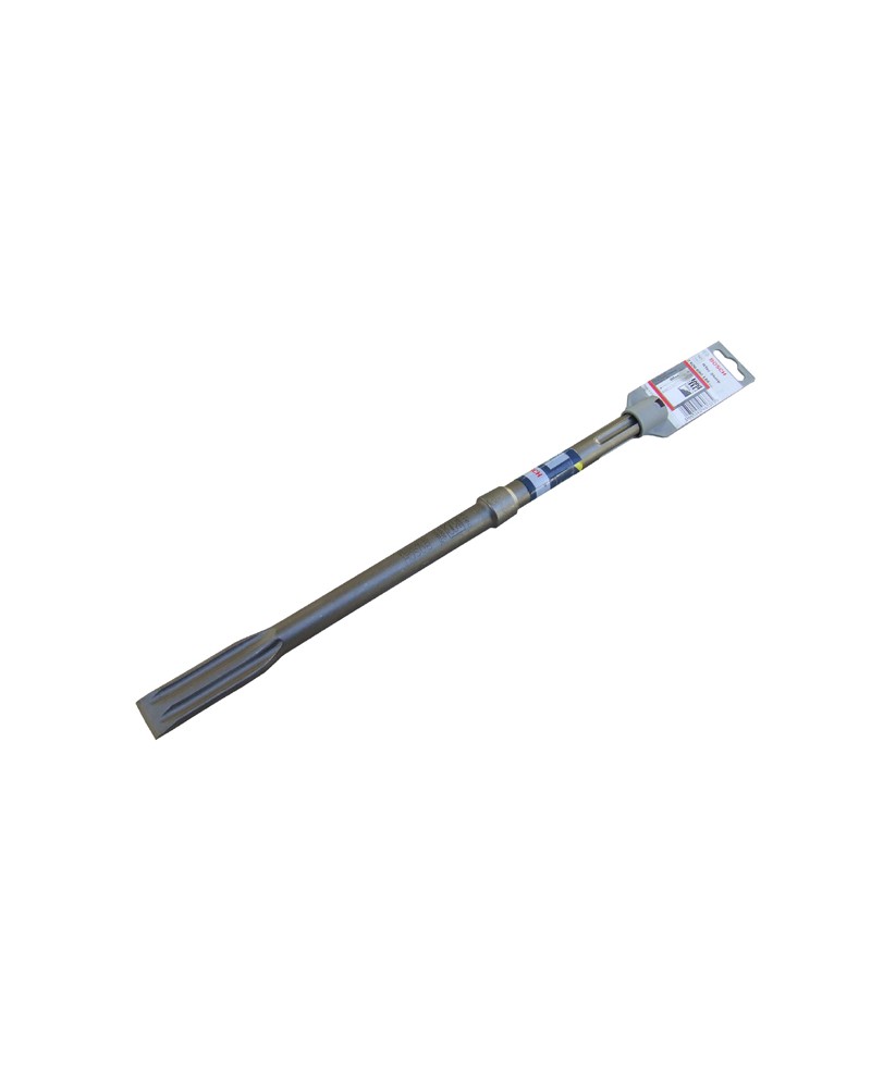 Bosch scalpello piatto LARGHEZZA SCALPELLO 25MM MM400 con attacco SDS MAX. Per martelli perforatori e a percussione pesanti.