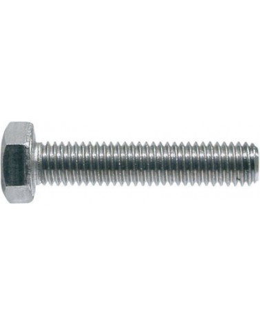 Bullone in acciaio INOX MM6X30 ( A2 AISI 304 ) a testa esagonale UNI 5739.