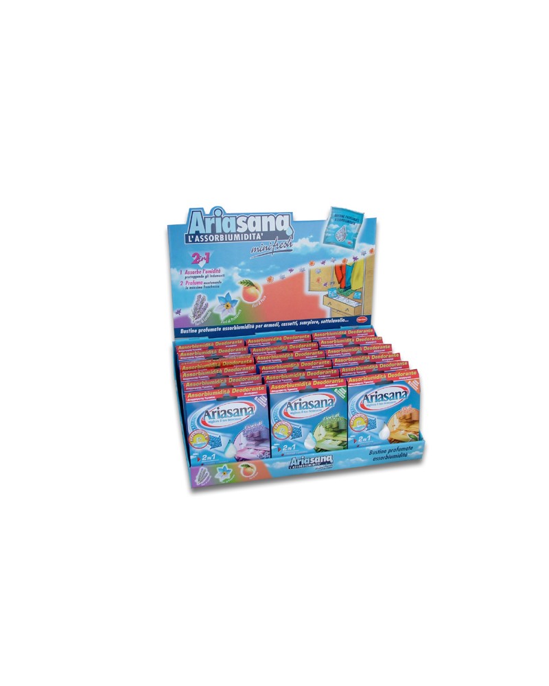 BUSTINE ASSORBIUMIDITA\'  MINIFRESH 100GR ASSORTITE ARIASANA