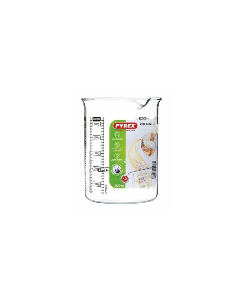 CARAFFA IN VETRO BOROSILICATO CON MISURATORE 500ML PYREX