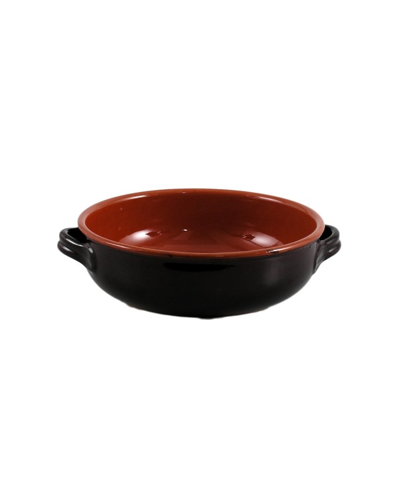 CASSERUOLA TERRACOTTA 2 MANICI CM26 VULCANIAUso su fiamma, piastra elettrica e forno. HACCP