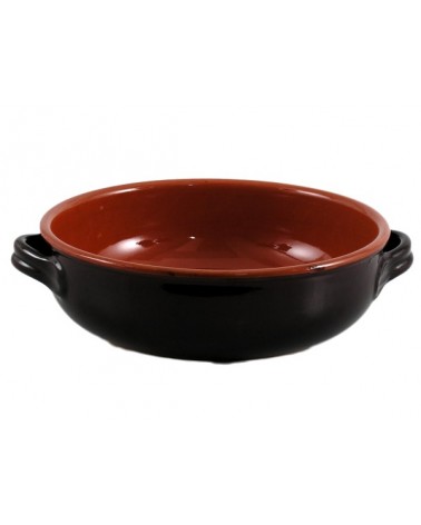 CASSERUOLA TERRACOTTA 2 MANICI CM26 VULCANIAUso su fiamma, piastra elettrica e forno. HACCP