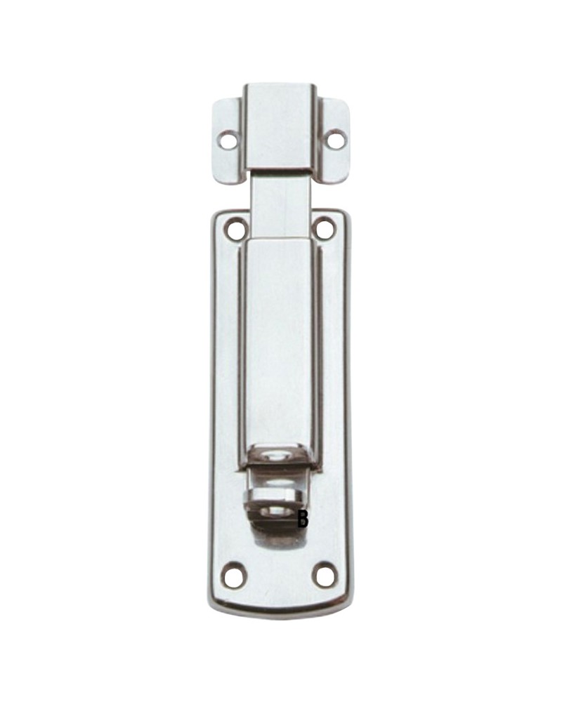 CATENACCIO INOX PORTA LUCCHETTO MM.100 ASTA PIATTA ART. 214 ALDEGHI