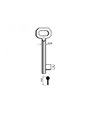 CHIAVE PATENT PASSEPARTOUT 5010 30P. Categoria: Patent. Impiego: PASSE-PARTOUT e PATENT. Marca principale: PATENT PASSEPARTOUT.