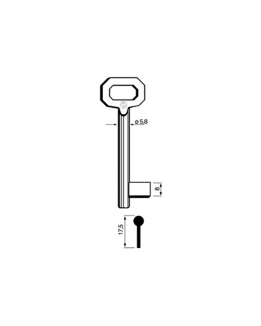 CHIAVE PATENT PASSEPARTOUT 5012 30P. Categoria: Patent. Impiego: PASSE-PARTOUT e PATENT. Marca principale: PATENT PASSEPARTOUT.