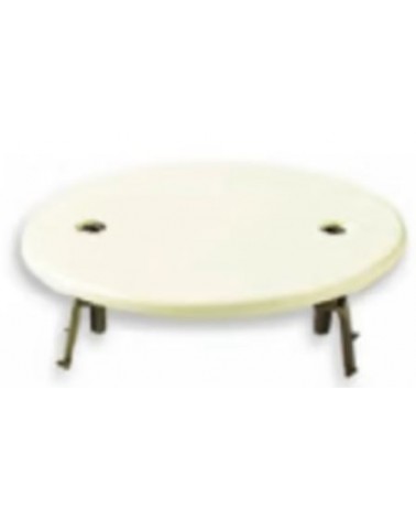 COPERCHIO ROTONDO PER SCATOLA DA INCASSO DIAM. 76MM + GRIFFE BIANCO per scatole ø 55-70 mm, urea, bianco VIMAR 02645