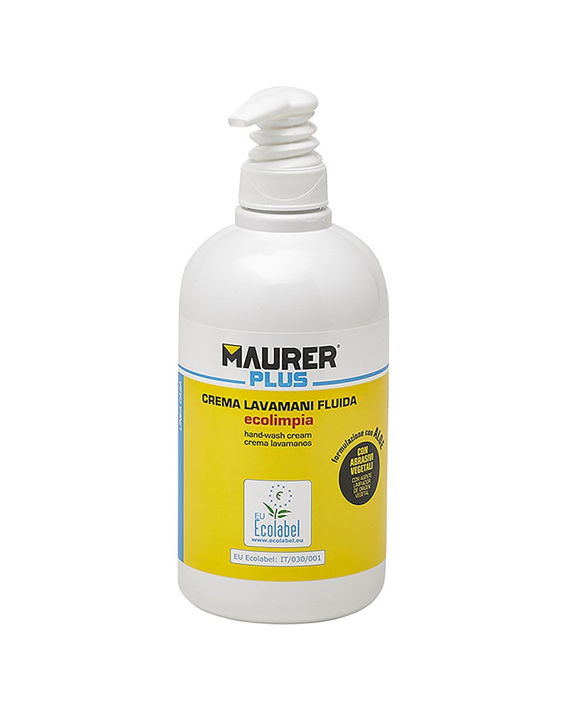 Crema lavamani in gel naturale MAURER PLUS mod. ECOLIMPIA con aloe 500ml