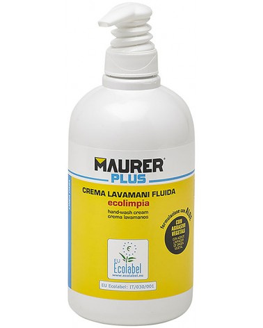 Crema lavamani in gel naturale MAURER PLUS mod. ECOLIMPIA con aloe 500ml