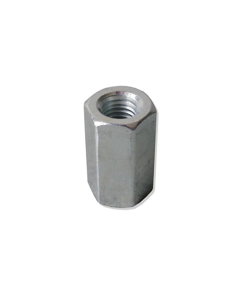 DADO ESAGONALE LUNGO ZINCATO  DI GIUNZIONE M8x30MM