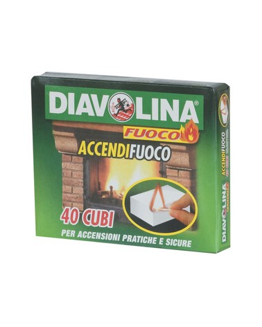 DIAVOLINA ACCENDIFUOCO 40 CUBI ART. 15300