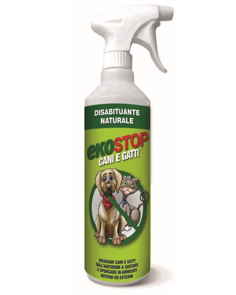 EKOSTOP CANI E GATTI 750MLDisabituante naturale pronto all\'uso per cani e gatti.