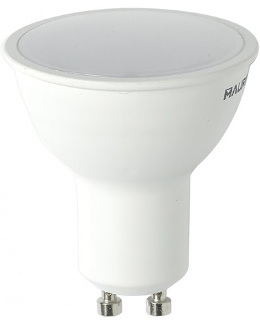 Faretto a LED dimmerabile MAURER - 220-240V -  attacco GU10 - angolo fascio luminoso 100° - 3000° K (luce bianca calda) - 450 Lu