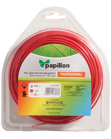 FILO NYLON TONDO PAPILLON D.2,7MMX12MT