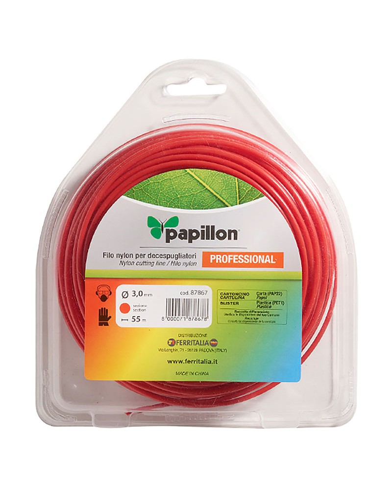 FILO NYLON TONDO PAPILLON D.2,7MMX12MT