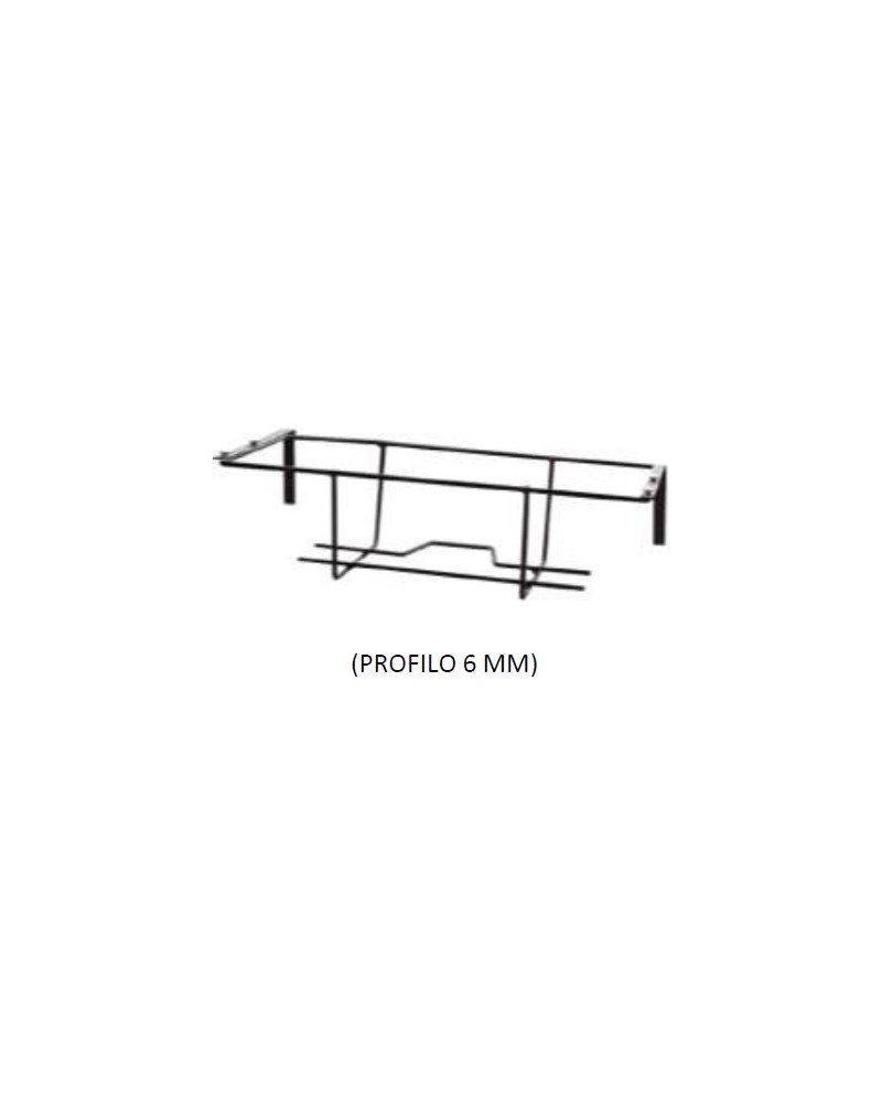 FIORIERA RETTANGOLARE ESTENSIBILE NERA GARDENIA CM60x21Xh15CM