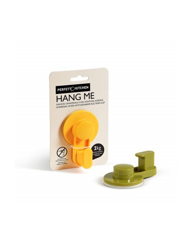 Gancio con ventosa adesiva  HANG ME BAGNO 1 POSTO Perfetto per l\'installazione su superfici lisce come vetro e piastrelle, per 