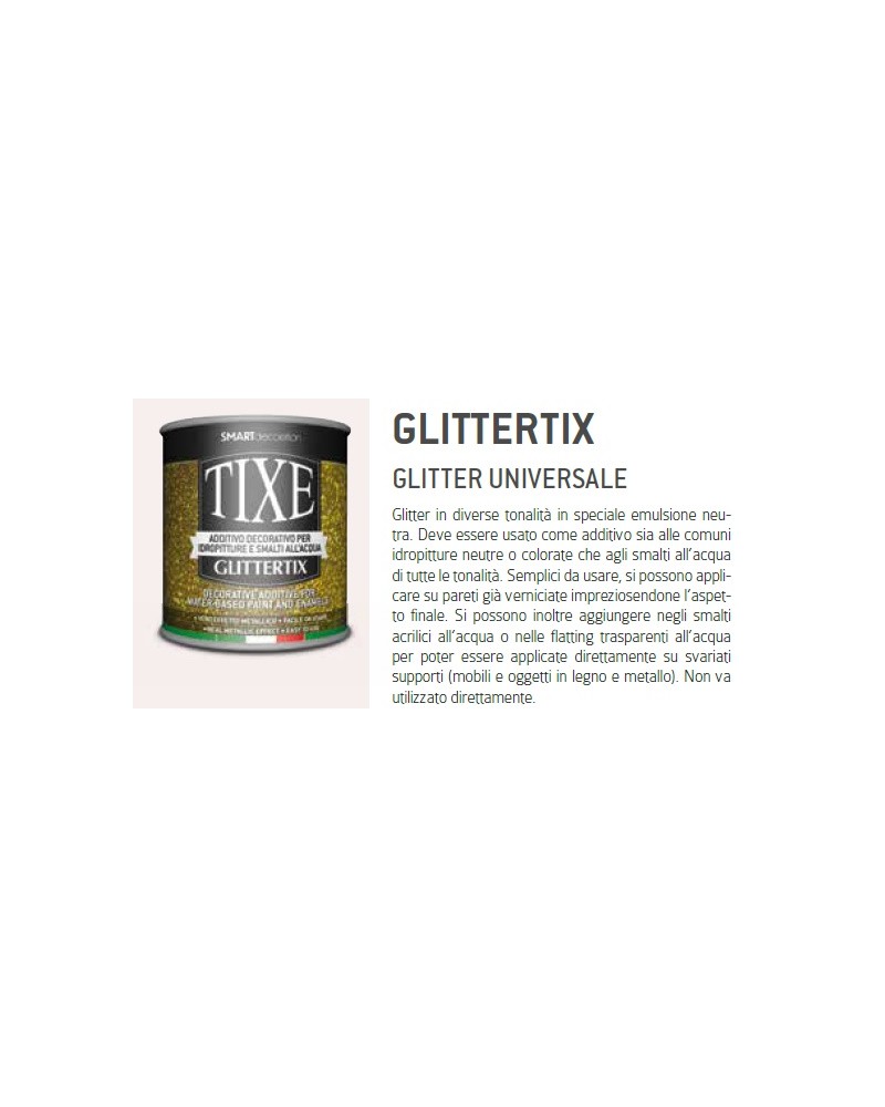 GLITTER ORO ML250 TIXE decorativo per idropitture ART.625.301