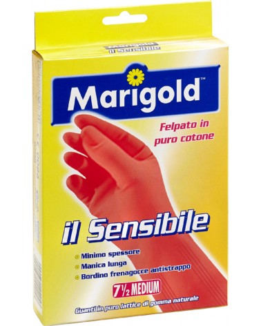 Guanto in lattice TAGLIA M 7 1/2 MARIGOLD IL SENSIBILE