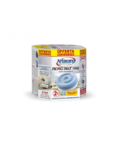 Henkel Ariasana AERO 360° ricarica 2 pezzi 450 gr, profumazione classica inodore.