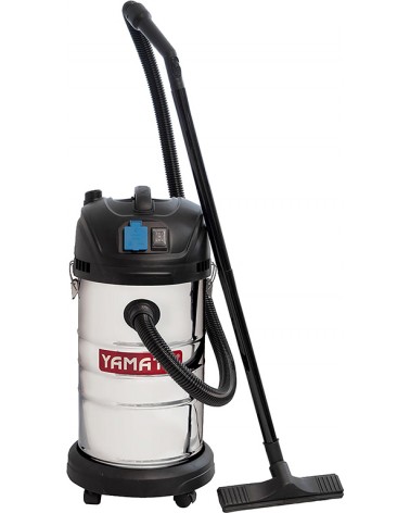 IDROASPIRATORE YAMATO 1400W INOX LT.30 DOPPIO FILTRO