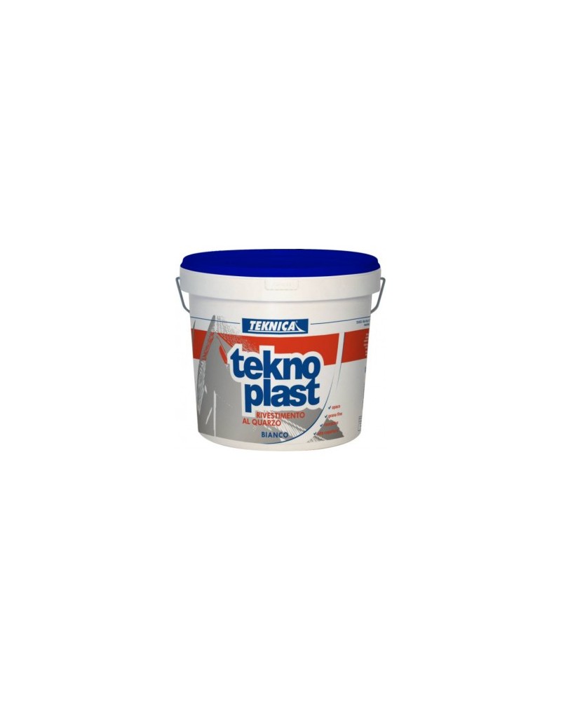 Idropittura TEKNOPLAST al quarzo 14LT BIANCO OPACO